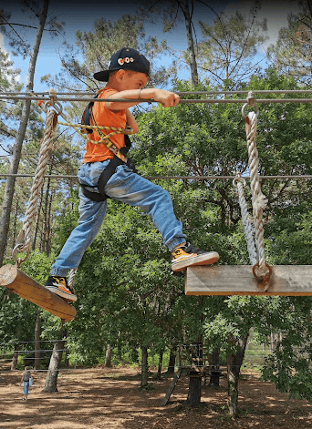 Enfant sur les parcours