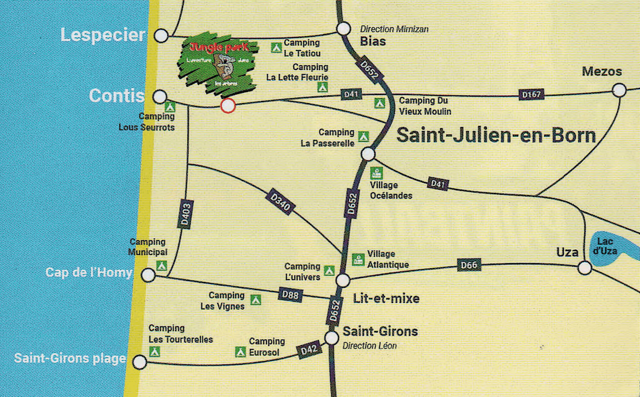 Carte d'acces Jungle Park